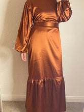 Load image into Gallery viewer, Mairah satin dress
